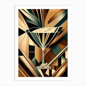 Dirty MCocktail Poster artini Cocktail Poster Art Deco Cocktail Poster Art Print