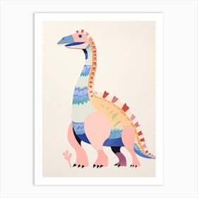 Nursery Dinosaur Art Saurophaganax 3 Art Print