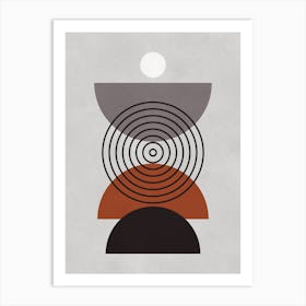 Simple geometry and colors 4 Art Print