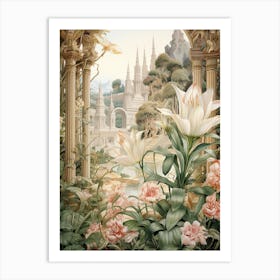 Lily Victorian Style 2 Art Print