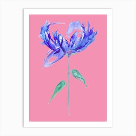 Blue Flower Art Print