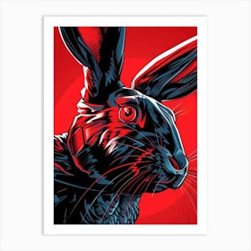 Hare Illustration Art Print