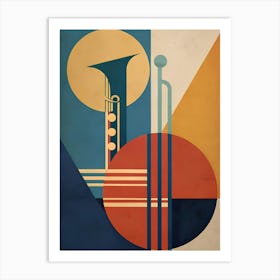 Saxophones Art Print