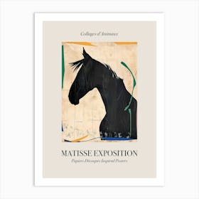 Horse 3 Matisse Inspired Exposition Animals Poster Art Print