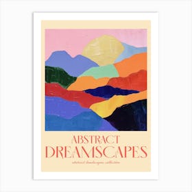 Abstract Dreamscapes Landscape Collection 72 Art Print