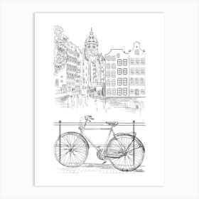 Amsterdam Illustration Print Art Art Print