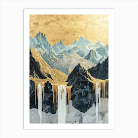 Drakensberg Glow Artistic Serenity Art Print