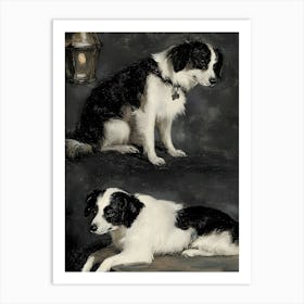 Two Dogs Art Print