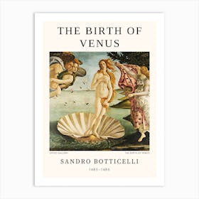 The Birth Of Venus - Sandro Botticelli 1 Art Print