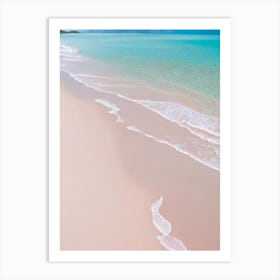 Whitehaven Beach, Australia Pink Photography Art Print