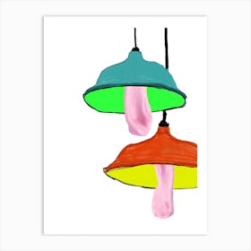 lamps Art Print