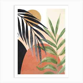 Abstract Tropical Art Vi Art Print