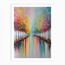 Rainbow Road Art Print