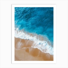 Aerial View Of A Beach 16 Art Print