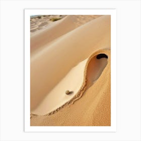 Sand Dune In The Desert Art Print