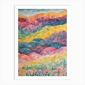 Abstract Landscape Painting Art Print