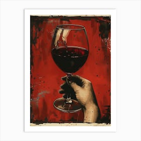 'The Red Wine' Art Print