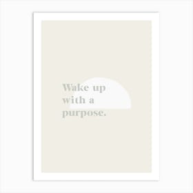 Purpose Sage Green Art Print