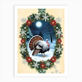 William Morris Turkey In A Wreath Art Print