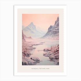 Dreamy Winter National Park Poster  Vatnajkull National Park Iceland 2 Art Print