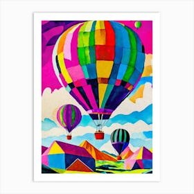 Hot Air Balloons 3 Art Print