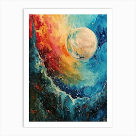 Moon In The Sky Art Print