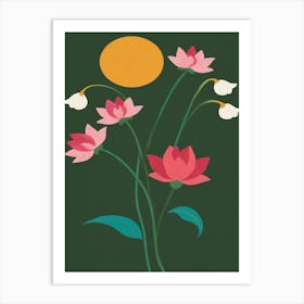 Lotus Flower Art Print