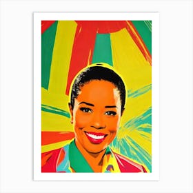 Regina King Colourful Pop Movies Art Movies Art Print