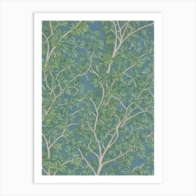 Chinese Elm tree Vintage Botanical Art Print