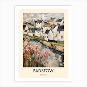 Padstow (Cornwall) Painting 3 Travel Poster Art Print