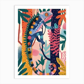 Modern Abstract Colourful Communal Art Print