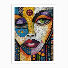 Mosaic Art 17 Art Print