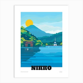 Nikko Japan 1 Colourful Travel Poster Art Print