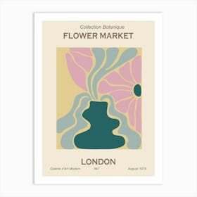 Flower Market London 6 Art Print