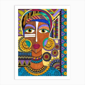 African Woman Art Print