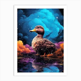 Duck In The Sky 1 Art Print