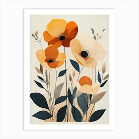 Poppies Canvas Print 4 Art Print