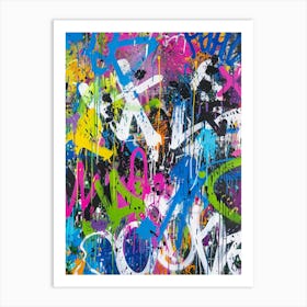 Splatters 1 Art Print