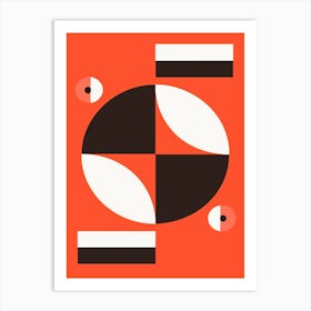 Abstract Painting bauhaus Art Print