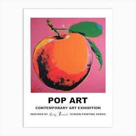 Poster Big Peach Pop Art 1 Art Print