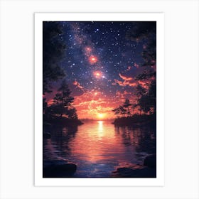 Night Sky 29 Art Print