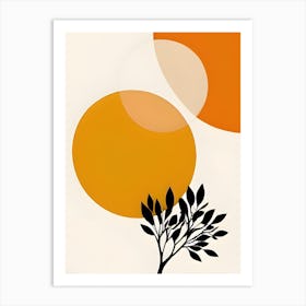 Tree In The Sun Abstract 1 Art Print