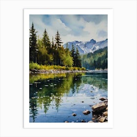 Reflections In The River Art Print