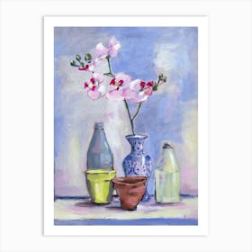 China Vase Painting Art Print