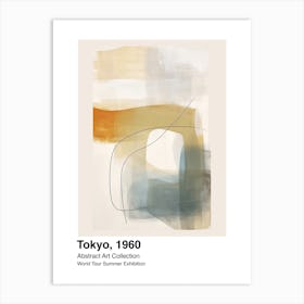 World Tour Exhibition, Abstract Art, Tokyo, 1960 8 Art Print