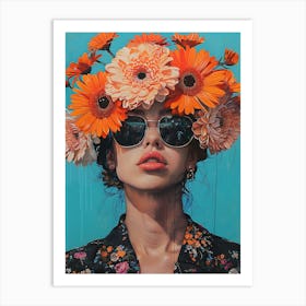 Flower Girl Art Print