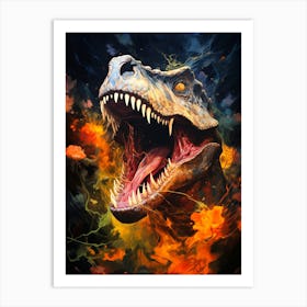 Dinosaur T-Rex Art Print