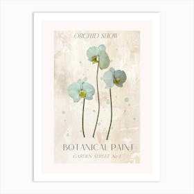 Orchid Show Botanical  Art Print