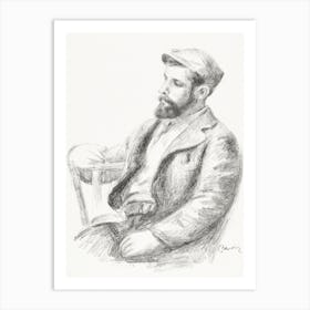 Portrait Of Louis Valtat, Pierre Auguste Renoir Art Print