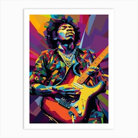 Jimi Hendrix 1 Art Print